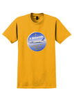 Britannia Airways T-Shirt - Vintage No. 1 Holiday Airline Sticker - Gold