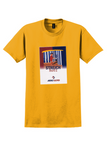 Aero Lloyd T-Shirt - Vintage Streichholz Bag Sticker - Gold