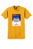 Aero Lloyd T-Shirt - Vintage Wolkenkratzer Bag Sticker - Gold