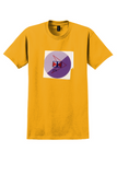 CX Purple Circle Emblem T-Shirt - Vintage Bag Sticker - Gold
