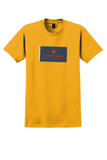 Air Canada T-Shirt - Vintage Red Maple Leaf Bag Sticker - Gold