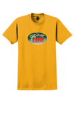 TWA T-Shirt - Vintage USA Europe Africa Asia Bag Sticker - Gold