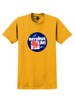 ATI Linee Aeree Nazionali T-Shirt - Vintage Aerobus Bag Sticker - Gold
