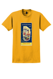 Lufthansa T-Shirt - Vintage 1956 Summer Timetable Cover - Gold