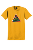 Malev T-Shirt - Vintage Windsock Triangle Bag Sticker - Gold