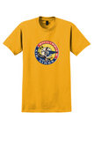 Philippine Air Lines T-Shirt - Vintage Tropical Roundel Bag Sticker - Gold