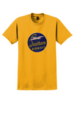 Southern Airways T-Shirt - Vintage Gull Script Roundel Sticker - Gold