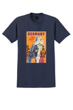 Fly TWA Jets Germany T-Shirt - David Klein Nuremberg Poster - Navy