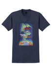 Fly TWA Jetstream Polar Route T-Shirt - Vintage California Poster - Navy