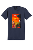 Spain via TWA T-Shirt - David Klein Matador Poster - Navy