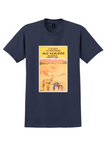Aeropostale Morocco T-Shirt - Vintage Desert Camels Poster - Navy