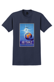 Air France T-Shirt - Maurus Shining on the World Poster - Navy
