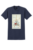 Air France France T-Shirt - Mathieu Abstract Poster - Navy