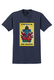 Air France India T-Shirt - Carlu Ganesha Poster - Navy
