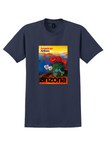 American Airlines Arizona T-Shirt - Vintage Cactus Flower Poster - Navy