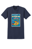 Ansett-ANA Surfers Paradise T-Shirt - Vintage Golden Jet Party Poster - Navy