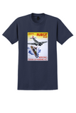 Austroflug OLAG T-Shirt - Vintage-Style Junkers Trimotor Poster - Navy