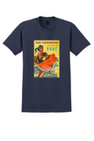 BOAC Caribbean T-Shirt - Vintage Dancer Poster - Navy
