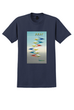 BOAC Speedbird T-Shirt - Vintage Speedbird Mobile Poster - Navy