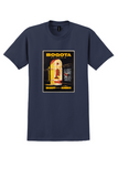 Braniff Bogota T-Shirt - Vintage Colonial Church Poster - Navy