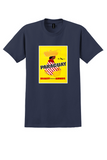 Braniff Paraguay T-Shirt - Vintage Basket Carrier Poster - Navy