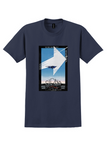 CIDNA Orient Flying Arrow T-Shirt - Maurus Paris-Istanbul Poster - Navy
