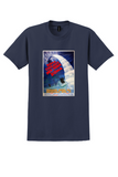 Crociera Aerea del Decennale T-Shirt - Vintage 1933 Balbo Poster - Navy