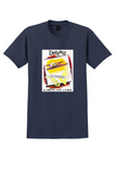 Delta Detroit T-Shirt - Vintage Motor City Poster - Navy