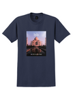 Delta India T-Shirt - Vintage Taj Mahal Poster - Navy