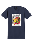Delta New Orleans T-Shirt - Vintage Iron Balcony Poster - Navy