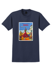 Iberia Andalucia T-Shirt - Vintage Flamenco Dancer Poster - Navy