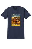 Iberia Spain T-Shirt - Vintage 1961 DC-8 Horsemen Poster - Navy