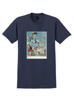 Iberia Madrid T-Shirt - Vintage Bullring Poster - Navy