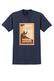 Imperial Airways Egypt India T-Shirt - Vintage Camel Rider Poster - Navy