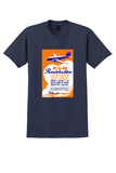 KLM Zuid-Limburg T-Shirt - Vintage Sightseeing Flights Poster - Navy
