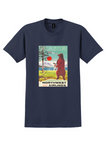 Northwest Orient Alaska T-Shirt - Vintage Brown Bear Poster - Navy