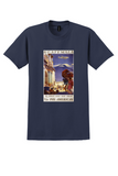 Pan Am Guatemala T-Shirt - Vintage 1938 Market Poster - Navy