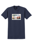 Pan Am Hawaii T-Shirt - Vintage 1938 Flying Clipper Poster - Navy