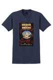 Pan Am India and the Orient T-Shirt - Vintage Taj Mahal Poster - Navy