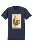 Pan Am Norway T-Shirt - Vintage Viking Ship Poster - Navy