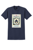 Pan Am Panagra Argentina T-Shirt - Vintage Coat of Arms Poster - Navy