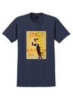 Pan Am Italy T-Shirt - Aaron Fine Carabiniere Poster - Navy