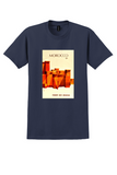 Royal Air Maroc Morocco T-Shirt - Vintage Kasbah Poster - Navy