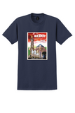 Mexico T-Shirt - Vintage 1938 Angel of Independence Poster - Navy