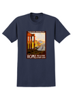 Rome T-Shirt - Dorival PLM Mont-Cenis Poster - Navy