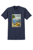 Sanremo T-Shirt - Alicandri Riviera of Flowers Poster - Navy