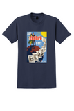 Europe T-Shirt - Vintage See Europe Next Poster - Navy