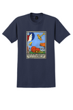 Grand Meeting Aéronautique Buc 1920 T-Shirt - Vintage Air Show Poster - Navy