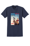 Cinta Chilean Airlines T-Shirt - Vintage Huaso Rider Poster - Navy