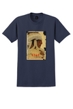 Santa Fe Railway T-Shirt - Vintage The Chief Poster - Navy